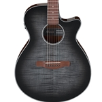 Ibanez AEG70 Acoustic Guitar, Transparent Charcoal Burst High Gloss