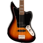 Squier Classic Vibe Jaguar Electric Bass Guitar, Laurel Fingerboard, 3-Color Sunburst