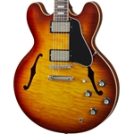 Gibson ES-335 Figured Semi-Hollowbody Electric Guitar, Iced Tea Burst