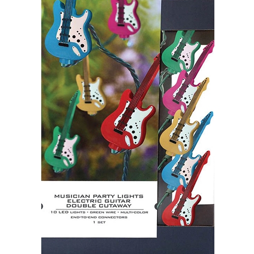 Hal Leonard HL00196769 Musician Party Lights - Electric Guitar Double-Cutaway Edition