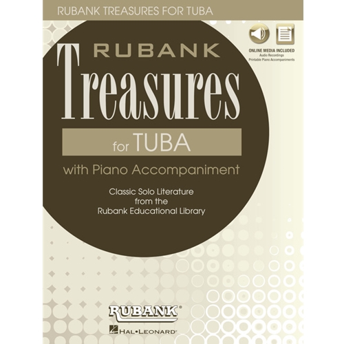 Rubank Treasures for Tuba - Book with Online Audio (stream or download)