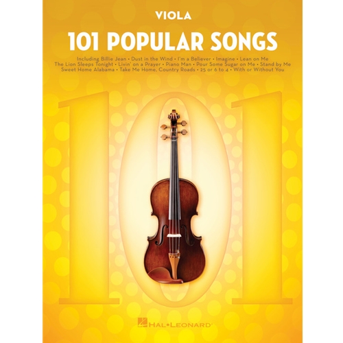 101 Popular Songs - Viola