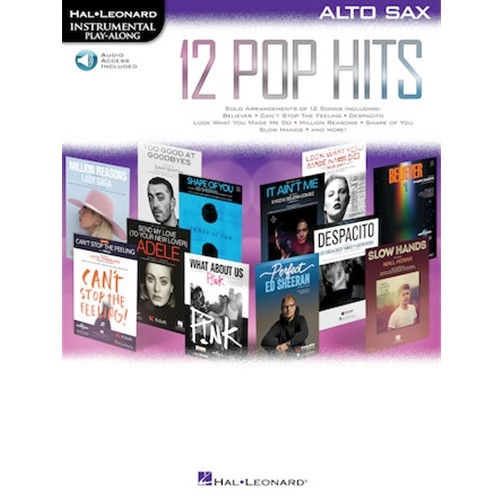 12 Pop Hits - Alto Sax