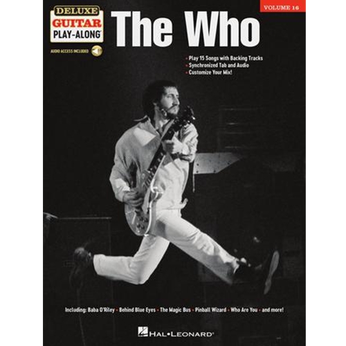 The Who - Deluxe Guitar Play-Along Volume 16
