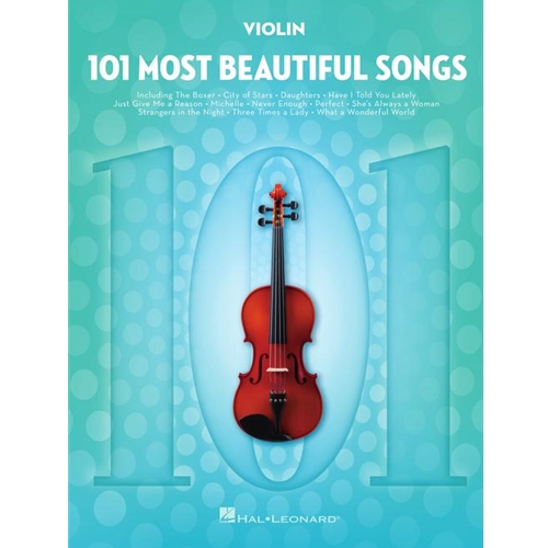 101 Most Beautiful Songs - for Violin
