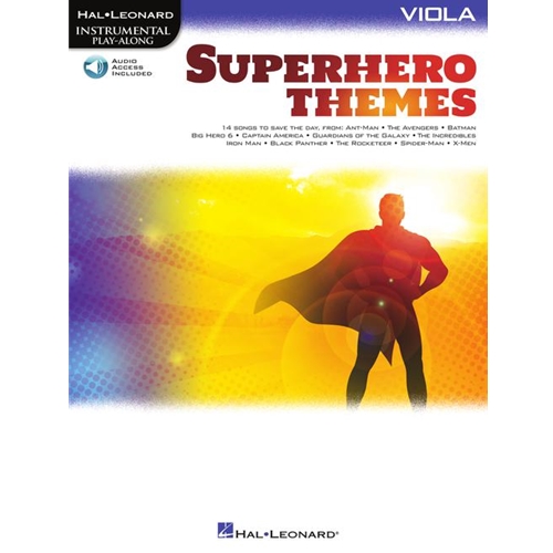 Superhero Themes Instrumental Play-Along for Viola