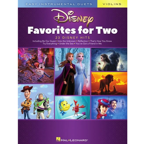 Disney Favorites for Two - Easy Instrumental Duets - Violin Edition