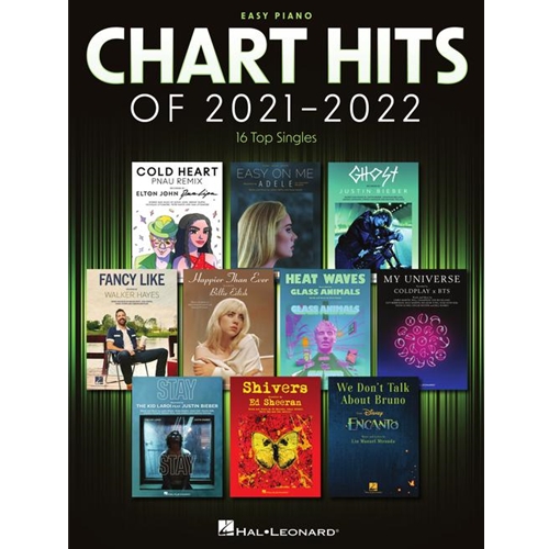 Chart Hits of 2021-2022 for Easy Piano