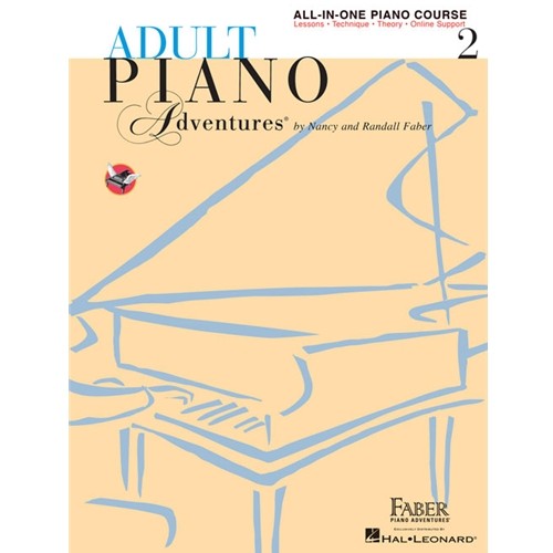 Adult Piano Adventures All-in-One Piano Course Book 2 Book with Media Online