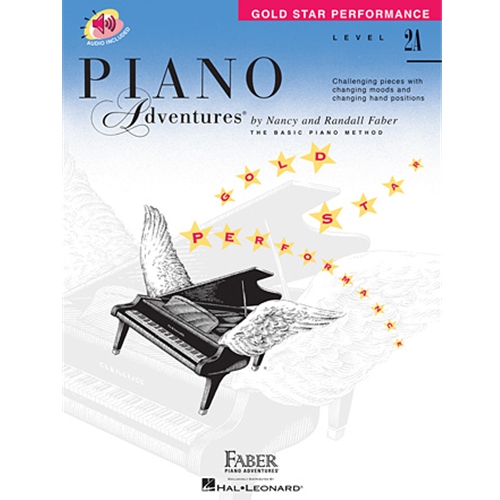 Piano Adventures Level 2A- Gold Star Performance with Online Audio
