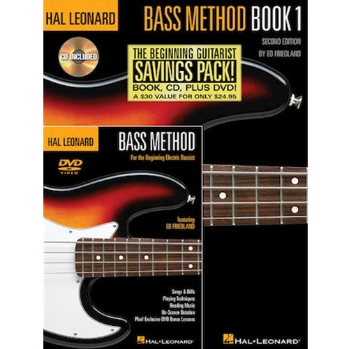 Hal Leonard Bass Method Beginner's Pack  The Beginning Bassist Savings Pack! Bass