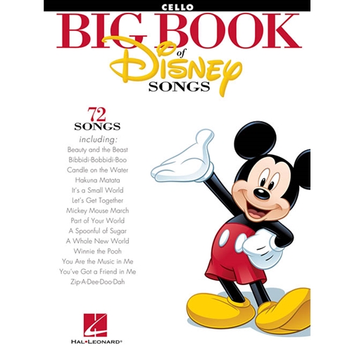 The Big Book of Disney Songs Cello