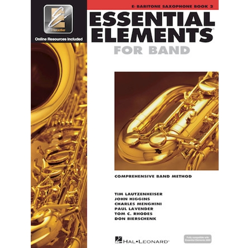 Essential Elements for Band - Eb Baritone Saxophone Book 2 with EEi