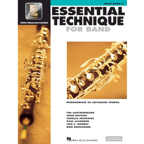 Essential Technique (Essential Elements Book 3) for Band Oboe  Intermediate to Advanced Studies