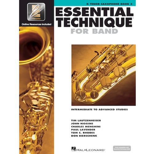 Essential Technique for Band - Bb Tenor Saxophone Intermediate to Advanced Studies