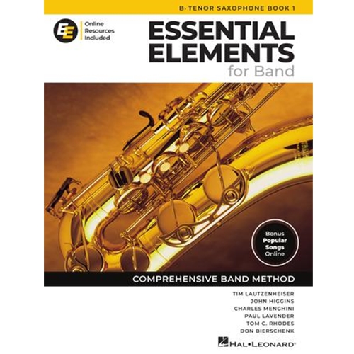Essential Elements for Band - Bb Tenor Sax Book 1 with Online Resources