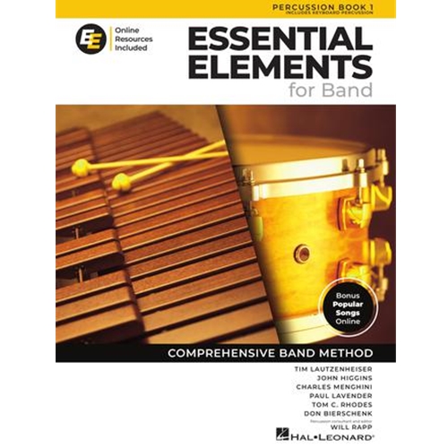 Essential Elements for Band - Percussion/Keyboard Percussion Book 1 Online Resources