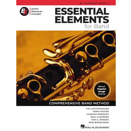Essential Elements for Band - Bb Clarinet Book 2 with EEi