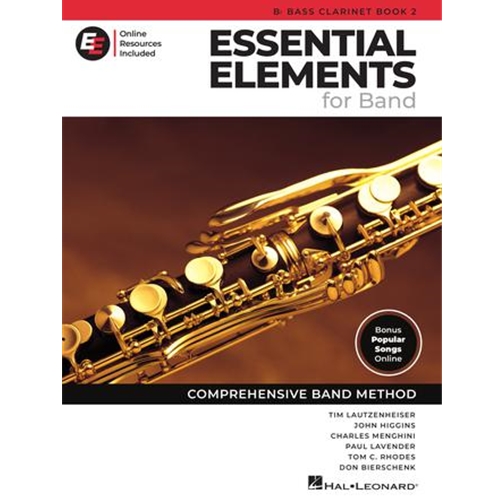 Essential Elements for Band - Bb Bass Clarinet Book 2 with EEi
