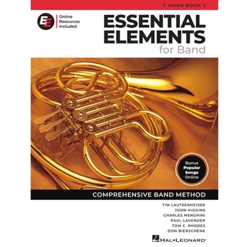 Essential Elements for Band - F Horn Book 2 with EEi