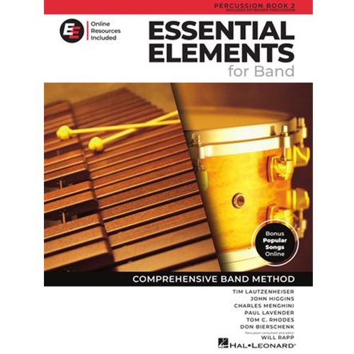 Essential Elements for Band - Percussion/Keyboard Percussion Book 2 with EEi