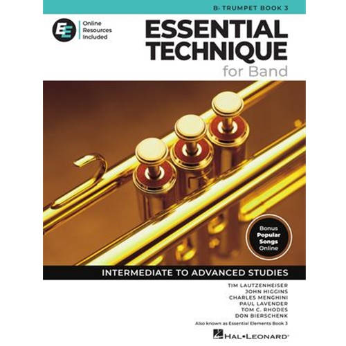 Essential Technique for Band - Bb Trumpet Book 3 with Online Resources - Intermediate to Advanced Studies