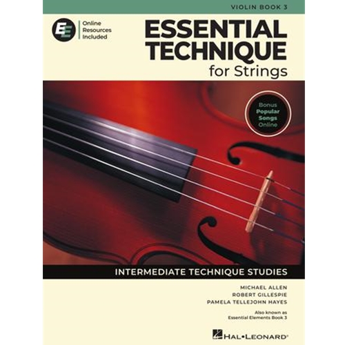 Essential Technique for Strings - Violin Book 3 with Online Resources