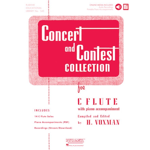 Concert and Contest Collection for C Flute - Solo Book with Online Media