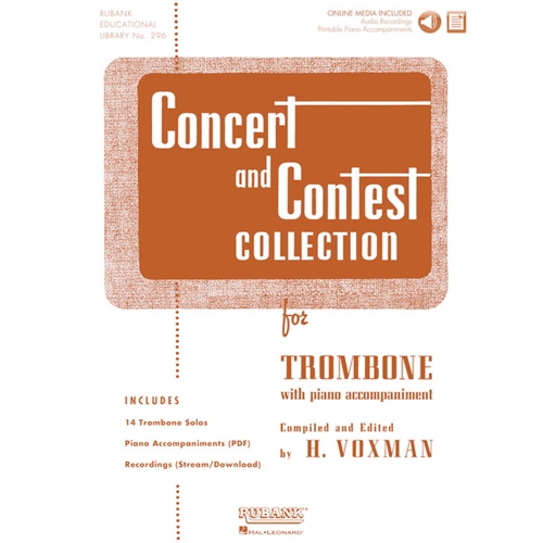 Concert and Contest Collection for Trombone - Solo Book with Online Media