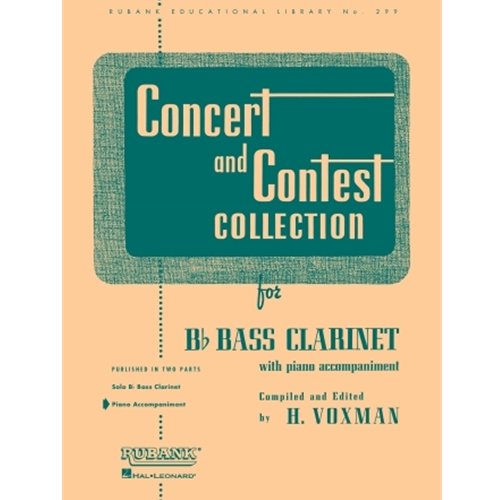 Concert and Contest Collection for Bb Bass Clarinet Piano Accompaniment