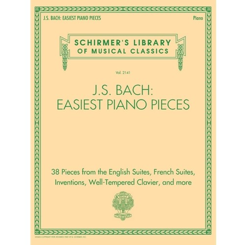 J.S. Bach: Easiest Piano Pieces