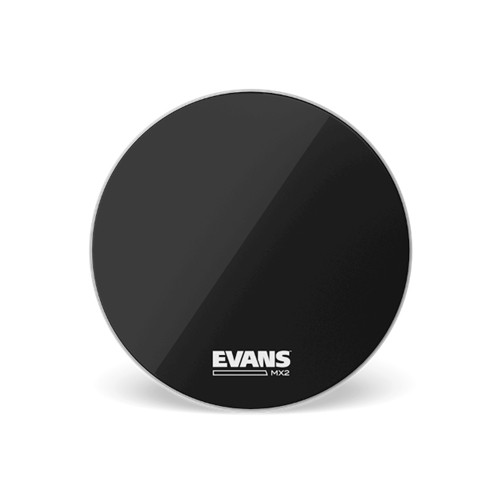 Evans MX2 Black Marching Bass Drumhead