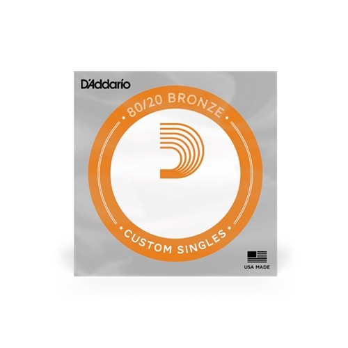 D'Addario BW059 Bronze Wound Acoustic Guitar Single String, .059