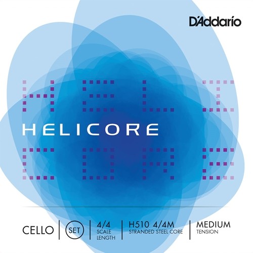 H510 D'Addario Helicore Cello String Set, Medium Tension