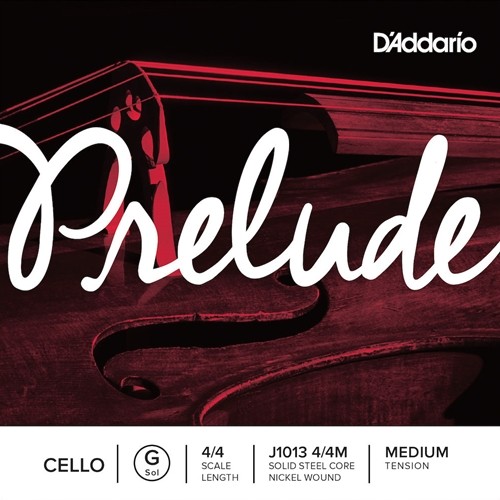 J1013 D'Addario Prelude Cello Single G String, Medium Tension