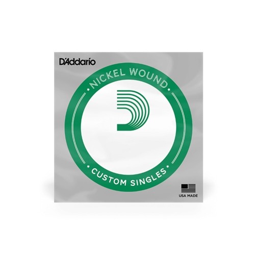 D'Addario NW022 Nickel Wound Electric Guitar Single String, .022