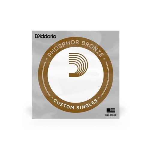 PB034 D'Addario PB030 Phosphor Bronze Wound Acoustic Guitar Single String, .034