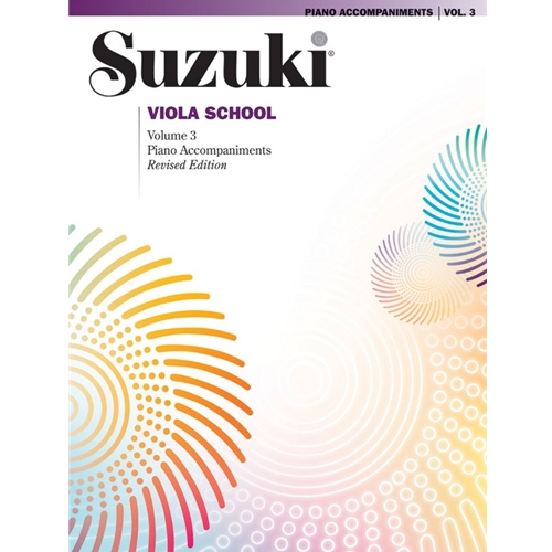 Suzuki Viola School Piano Acc., Volume 3 (Revised)