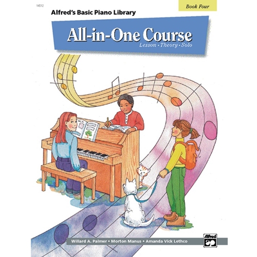 Alfred's Basic Piano Library All In One Course Book 4
