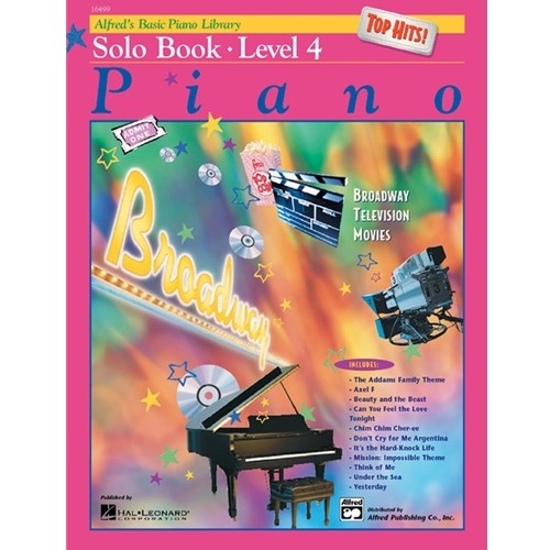 Alfred's Basic Piano Library Top Hits Solo 4 Piano