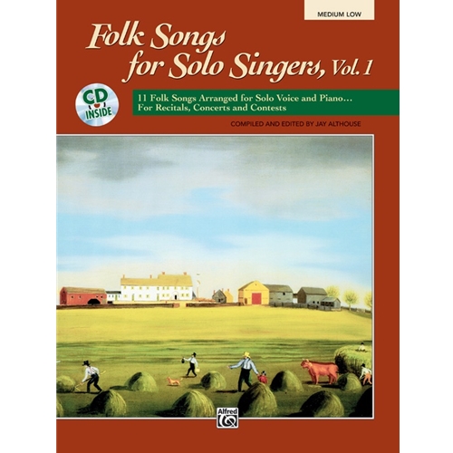 Folk Songs Solo Singers V.1 Med Low