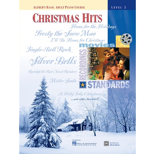 Alfred's Basic Adult Piano Course: Christmas Hits Book 1