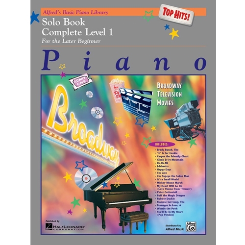 Alfred's Basic Piano Library: Top Hits! Solo Book Complete 1 (1A/1B) [Piano]