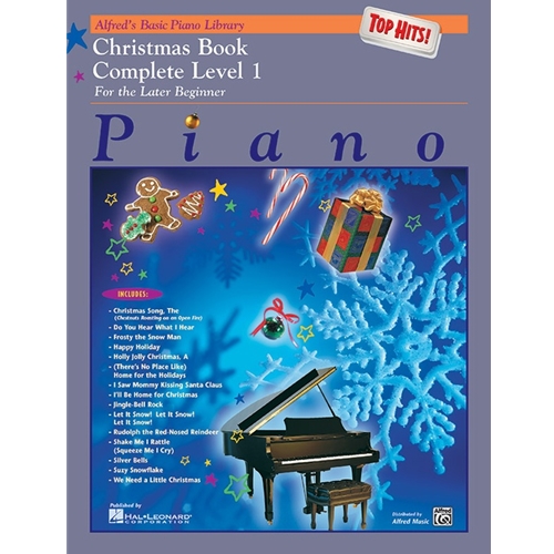 Alfred's Basic Piano Library: Top Hits! Christmas Book Level 1A&1B