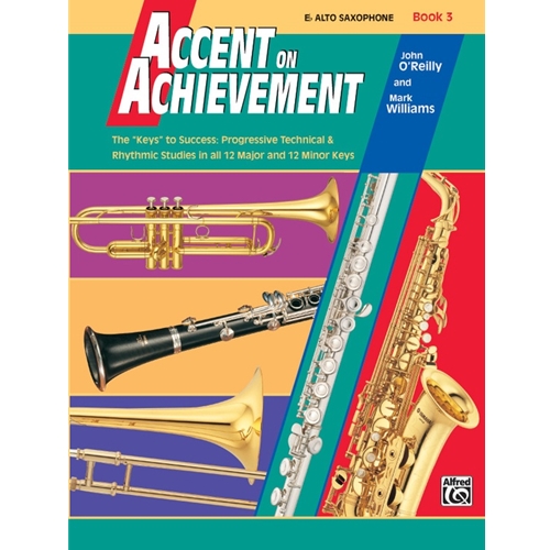 Accent on Achievement Book 3 Alto Saxophone