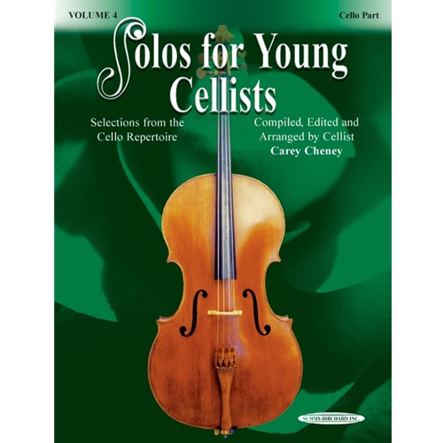 Solos for Young Cellists Cello Part and Piano Acc., Volume 4