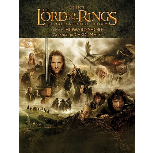 The Lord of the Rings Trilogy for Big Note Piano