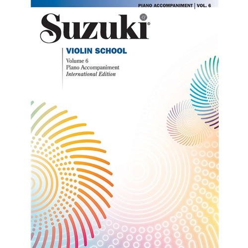 Suzuki Violin School Piano Acc., Volume 6 (Revised)