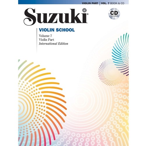 Suzuki Violin School Violin Part & CD, Volume 7 (Revised) Violin