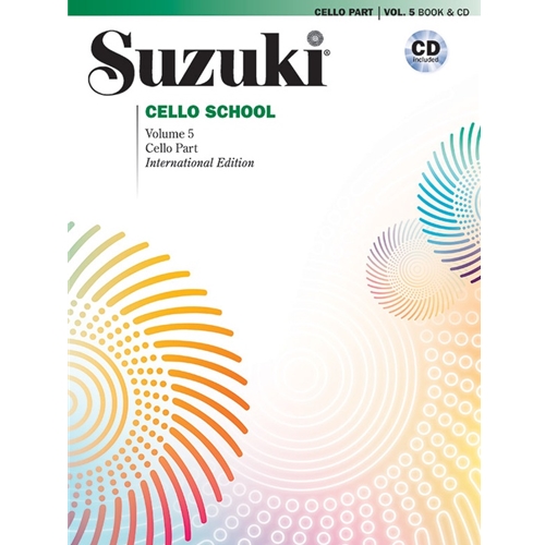 Suzuki Cello School Cello Part & CD, Volume 5 (Revised)